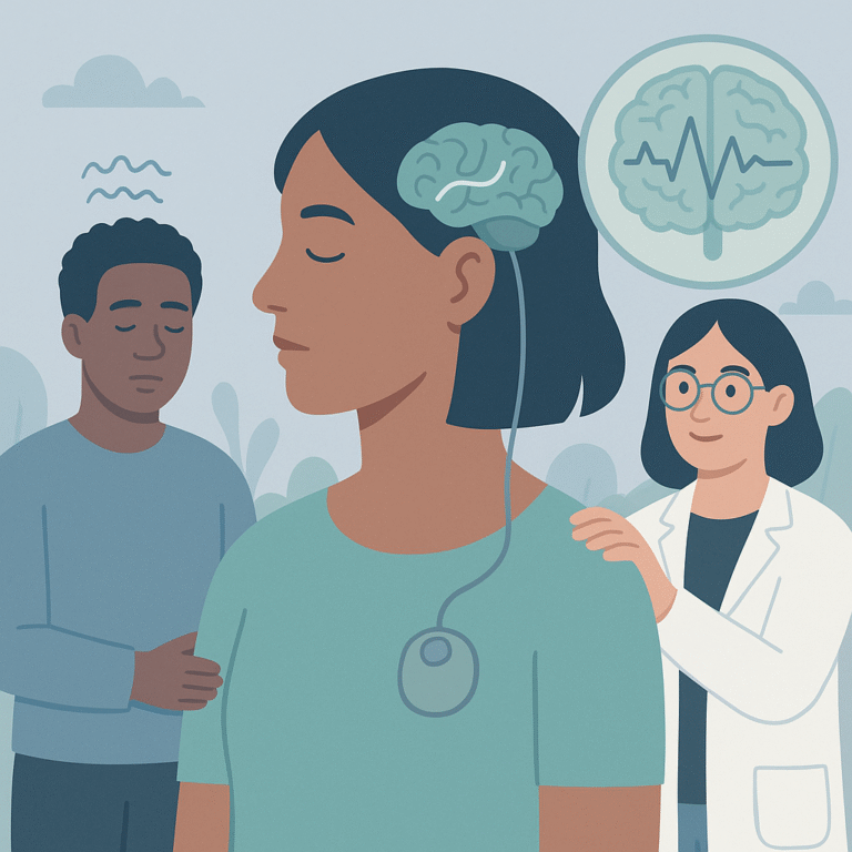 DBS Reduces Seizures in Some Patients with Epilepsy – illustration