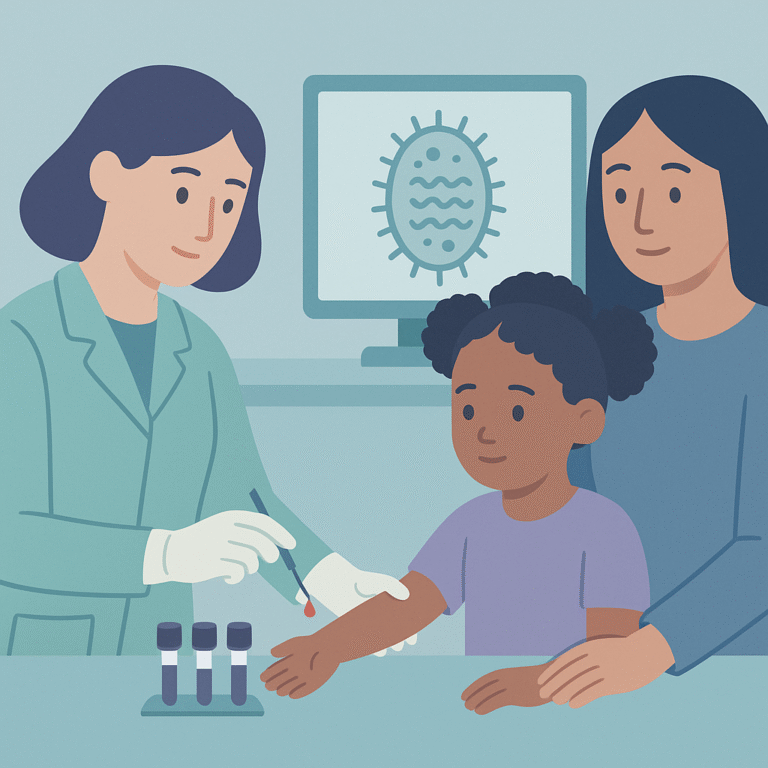New Test May Help Diagnose Parasitic Disease in Children – illustration