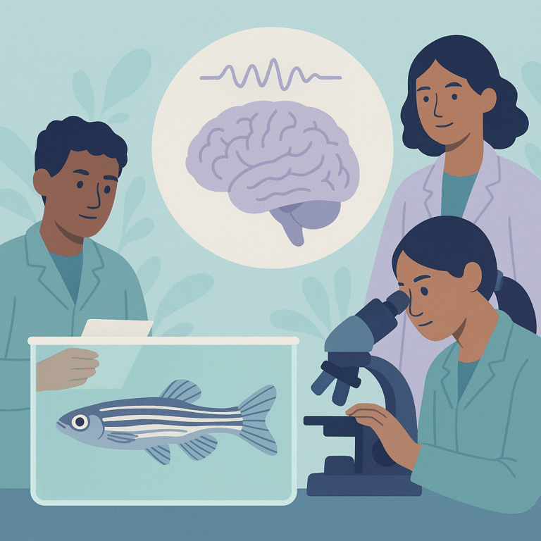 Zebrafish Study Reveals PHF21A's Role in Brain Development and Seizures – illustration