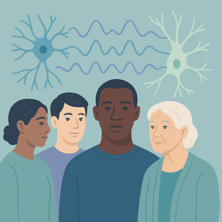 PV and SOM Cells Shape Brain Waves and Stability – illustration