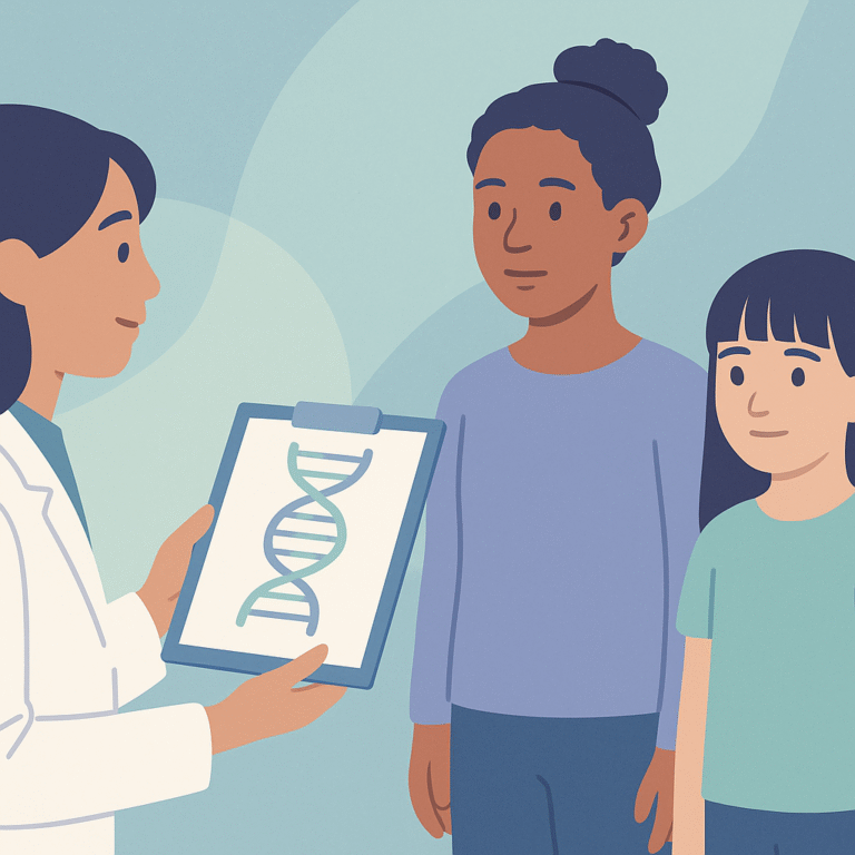 New Genetic Mutations Found in Sisters with Growth Issues – illustration