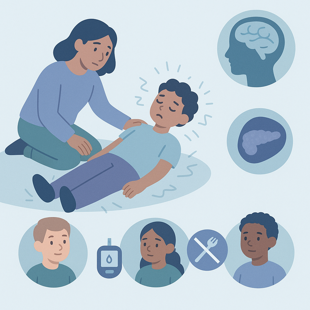 Understanding Hypoglycemic Seizures in Children and Their Causes – illustration