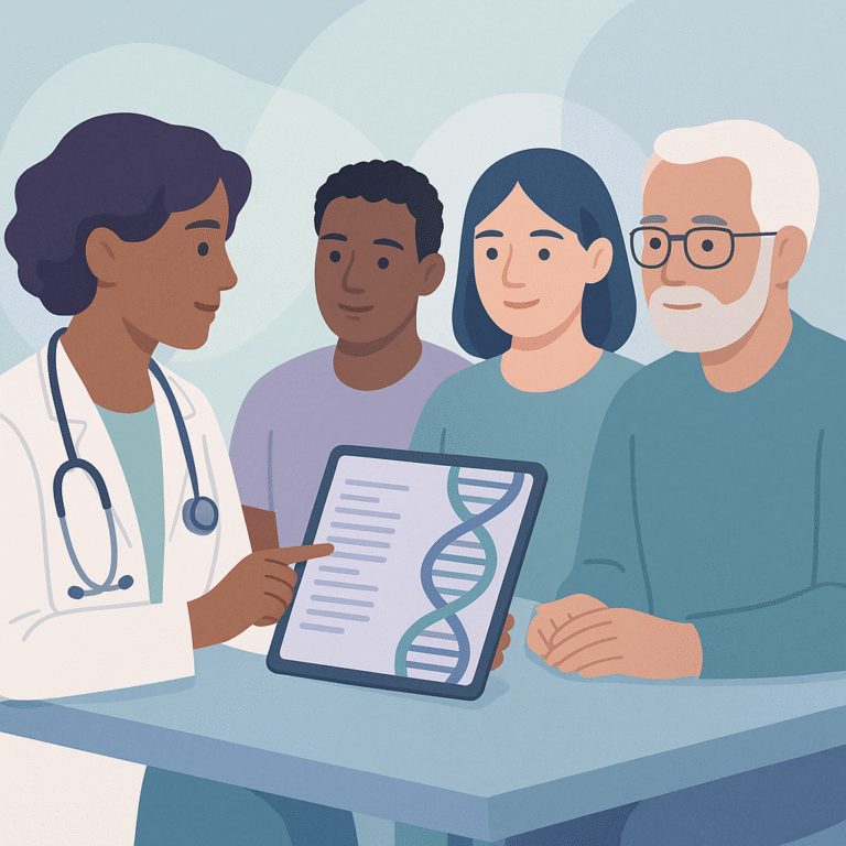 First Diagnosis of FAME3 Using Advanced Genetic Sequencing – illustration