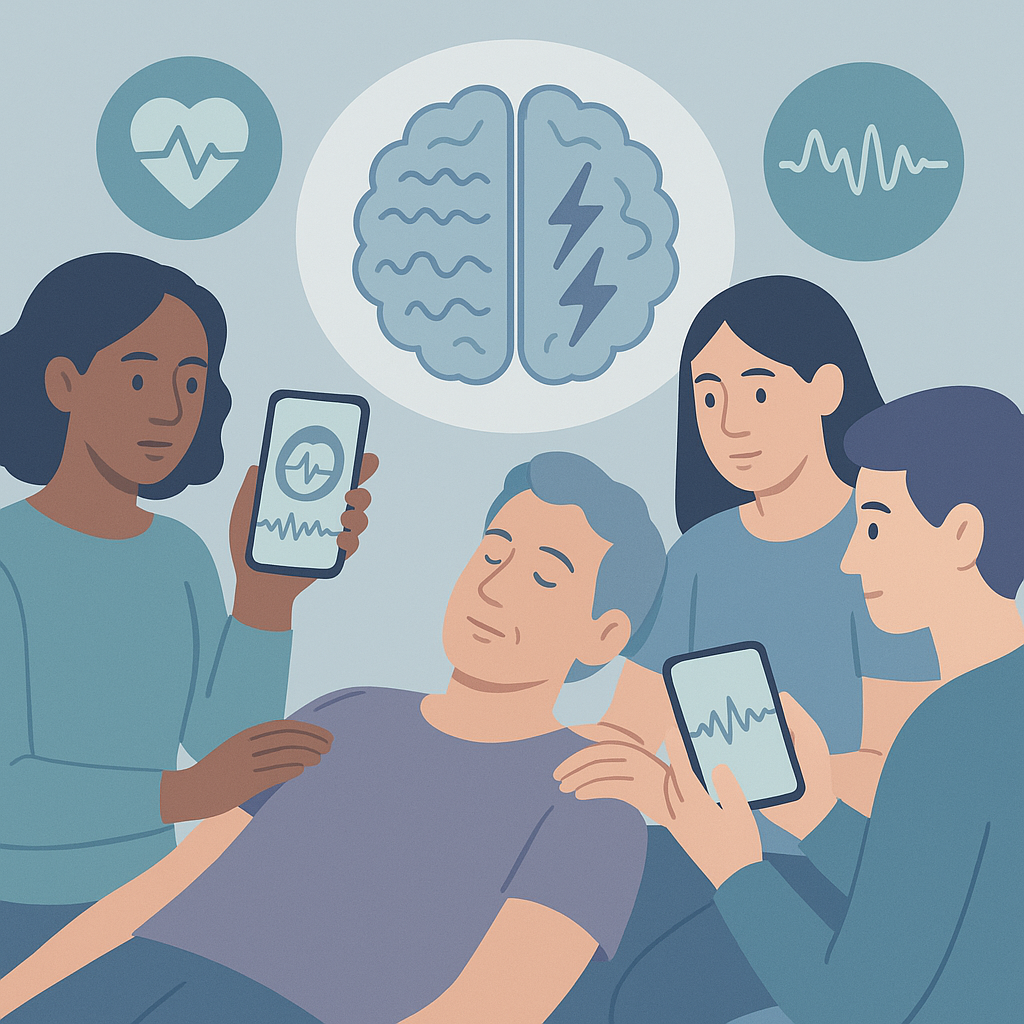 Smartphone Tools Help Diagnose Epileptic Seizures – illustration