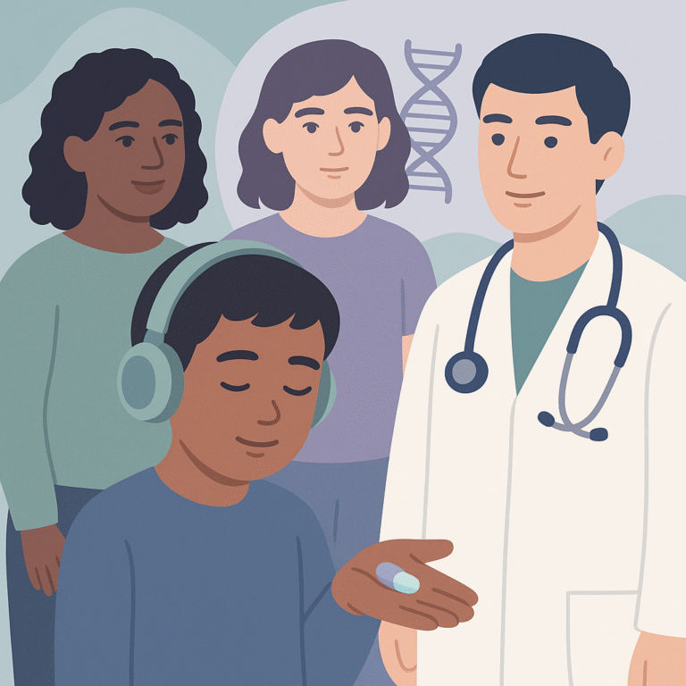 Gene Variations May Affect Drug Reactions in Kids with Epilepsy – illustration