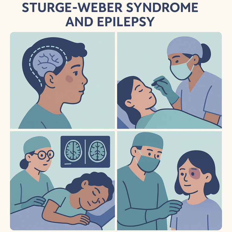 Surgery Options for Sturge-Weber Syndrome and Epilepsy – illustration