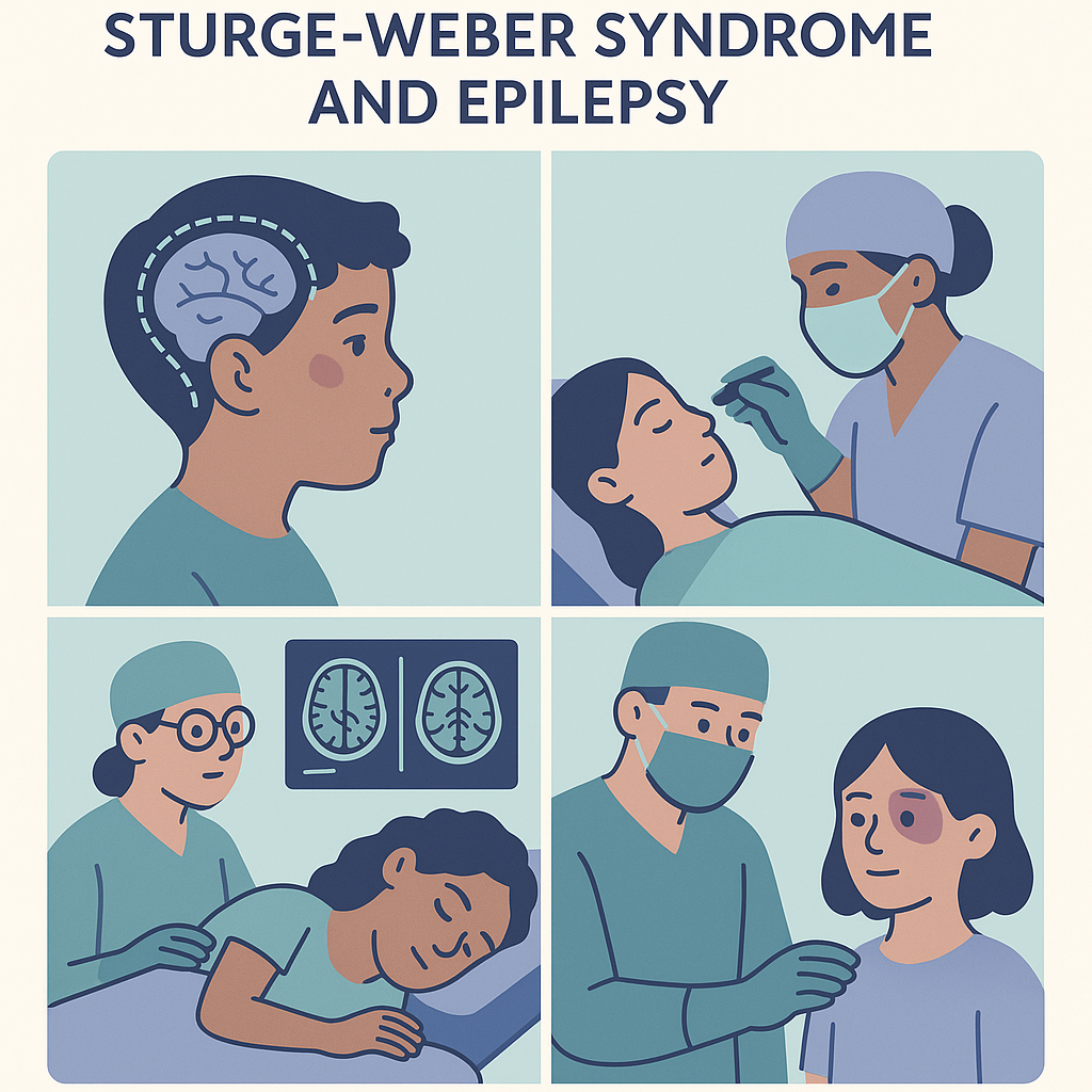 Surgery Options for Sturge-Weber Syndrome and Epilepsy – illustration
