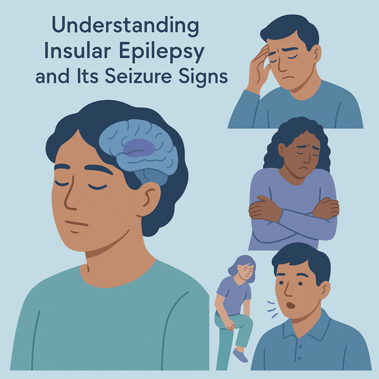 Understanding Insular Epilepsy and Its Seizure Signs – illustration