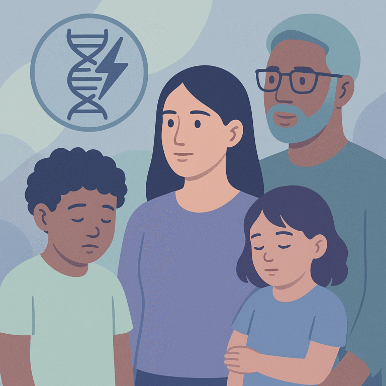 New Genetic Variant Linked to Epilepsy and Developmental Disorders – illustration