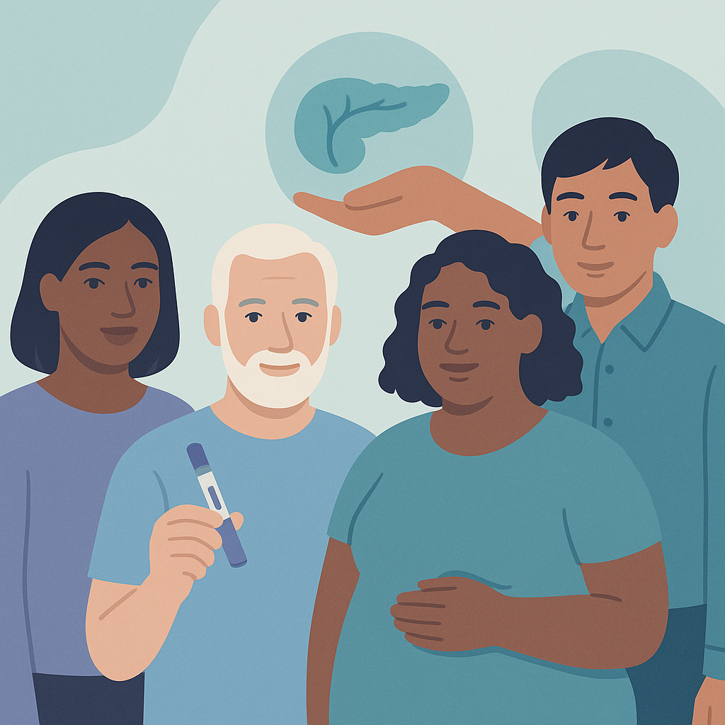 GLP-1 Receptor Agonists Offer Benefits for Type 2 Diabetes Care – illustration