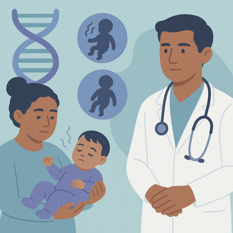 New Genetic Variant Linked to Infantile Spasms and Hypotonia – illustration