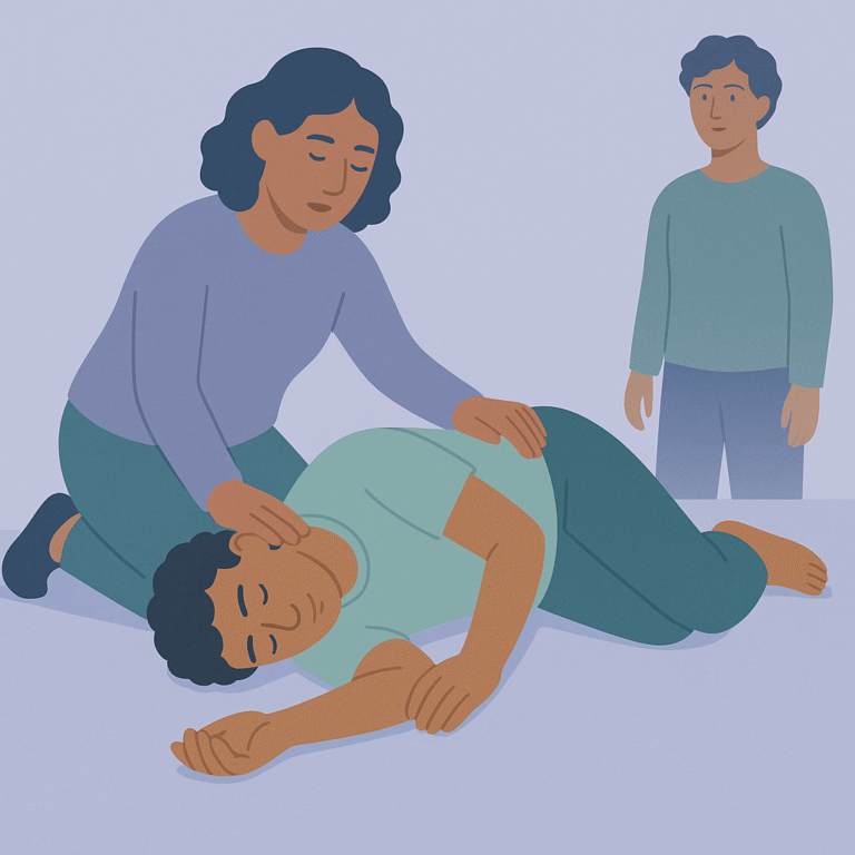 Recovery Position for Seizures: Guidelines Are Conflicting – illustration