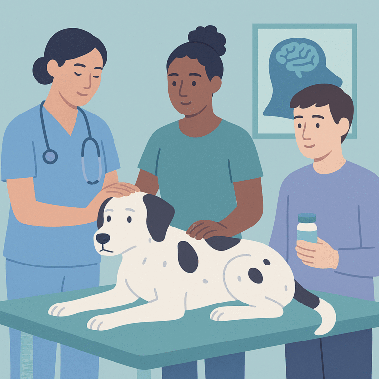 New Treatment Reduces Seizures in Dogs with Epilepsy – illustration