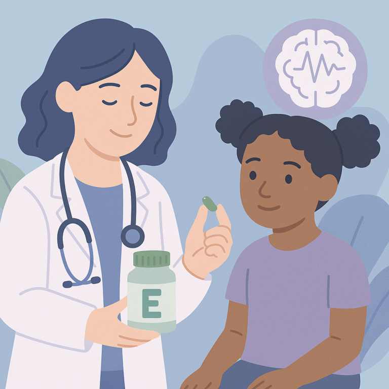 Vitamin E May Help Reduce Seizures in Children with Epilepsy – illustration