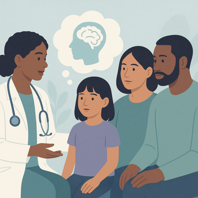 Parents' Views on Child's Cognitive Skills Affect Healthcare Transition – illustration