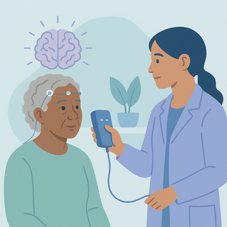 Gamma Stimulation May Boost Cognitive Function in Alzheimer's Patients – illustration