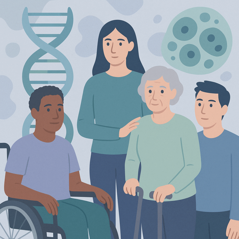New Genetic Variant Found in Rare Ataxia Disorder – illustration