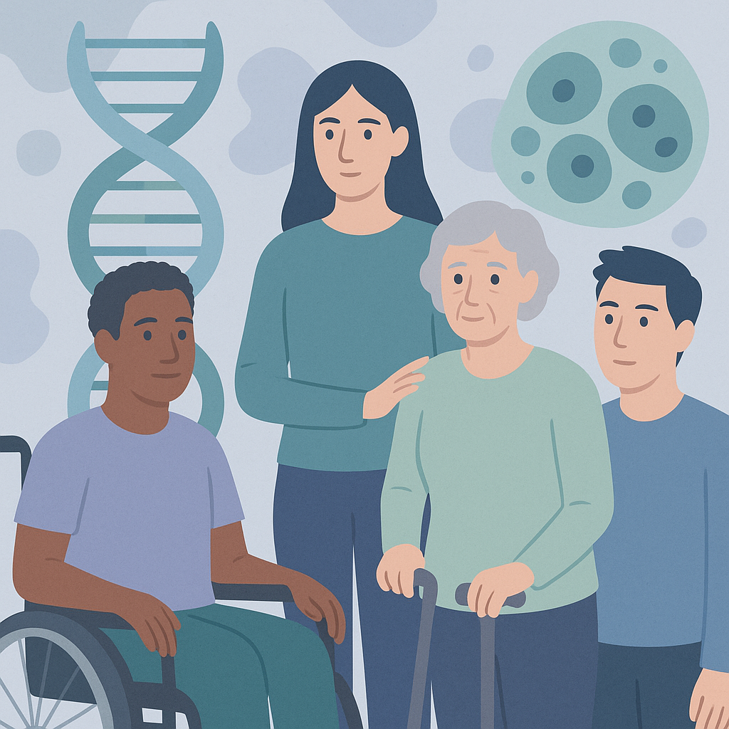New Genetic Variant Found in Rare Ataxia Disorder – illustration
