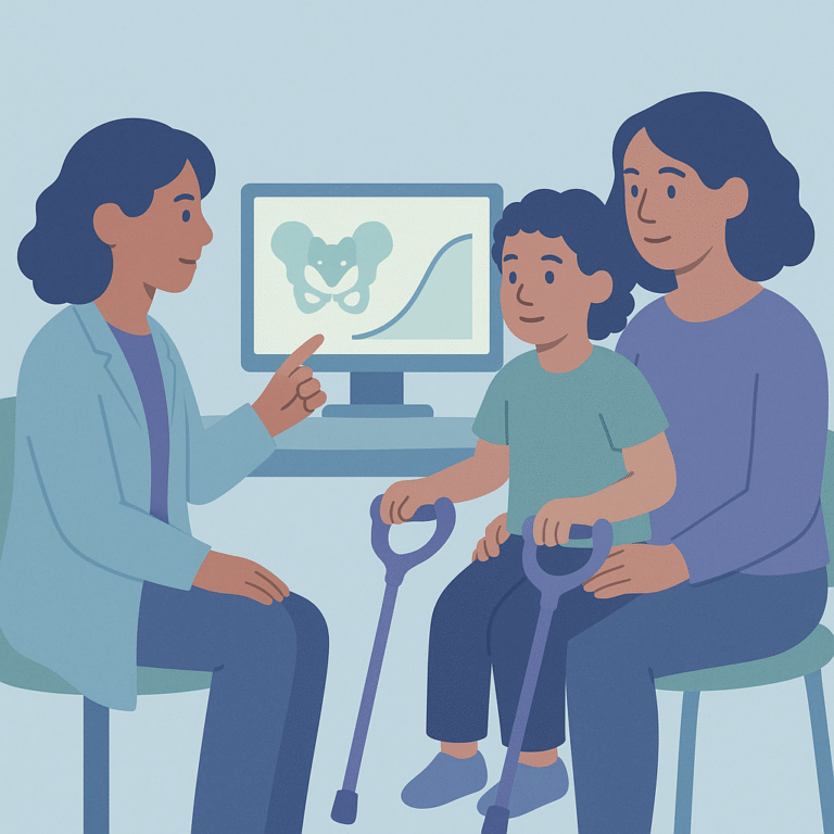 New Tool Predicts Hip Dysplasia Risk in Cerebral Palsy Kids – illustration