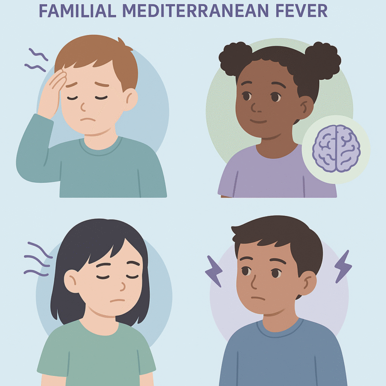 Neurological Issues Common in Children with Familial Mediterranean Fever – illustration
