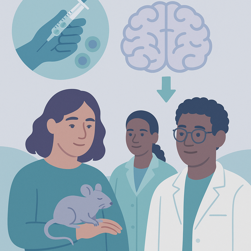 Cell Therapy Reduces Seizures in Animal Epilepsy Models – illustration