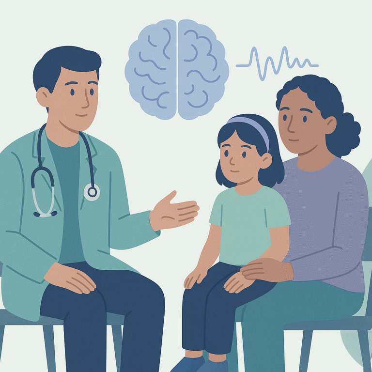 Navigating Dravet Syndrome: A Parent and Doctor's Journey – illustration