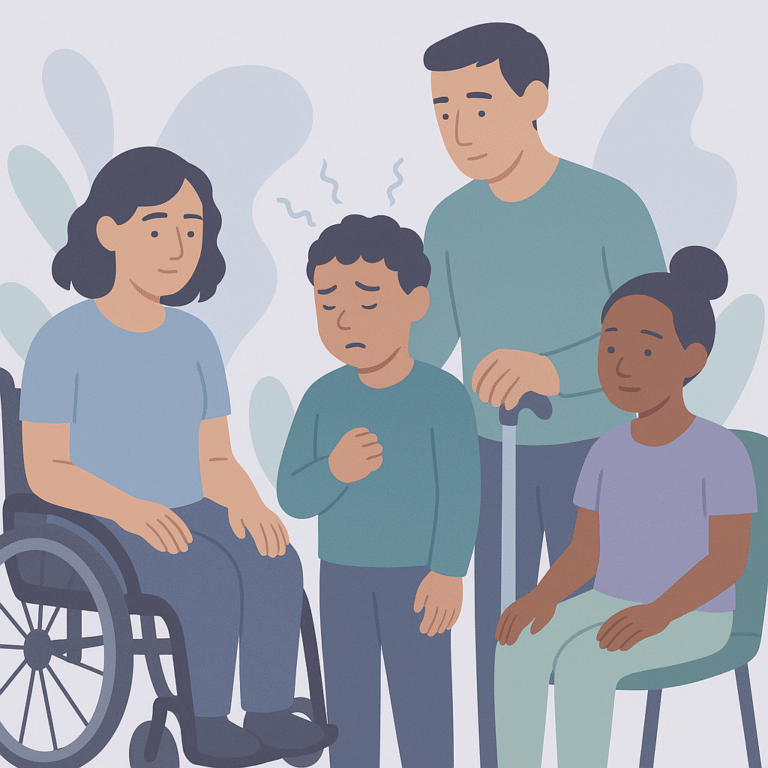 Rare Genetic Variants Linked to Muscle Weakness and Epilepsy – illustration