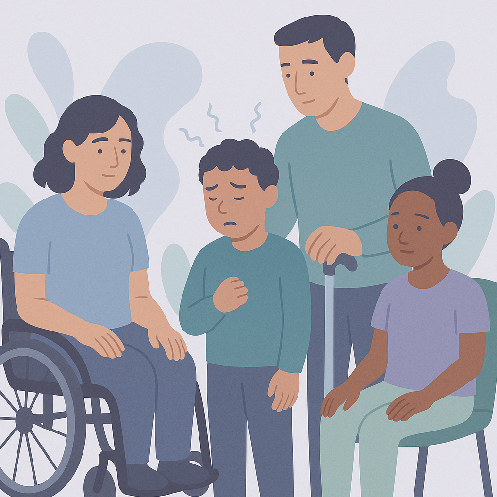 Rare Genetic Variants Linked to Muscle Weakness and Epilepsy – illustration