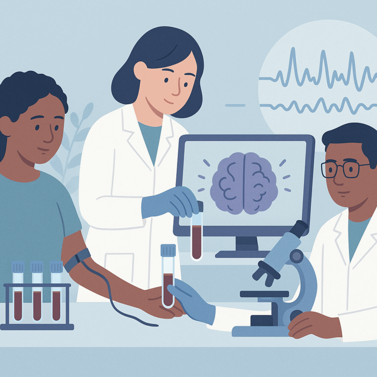 Improving Blood Sample Analysis for Epilepsy Research – illustration