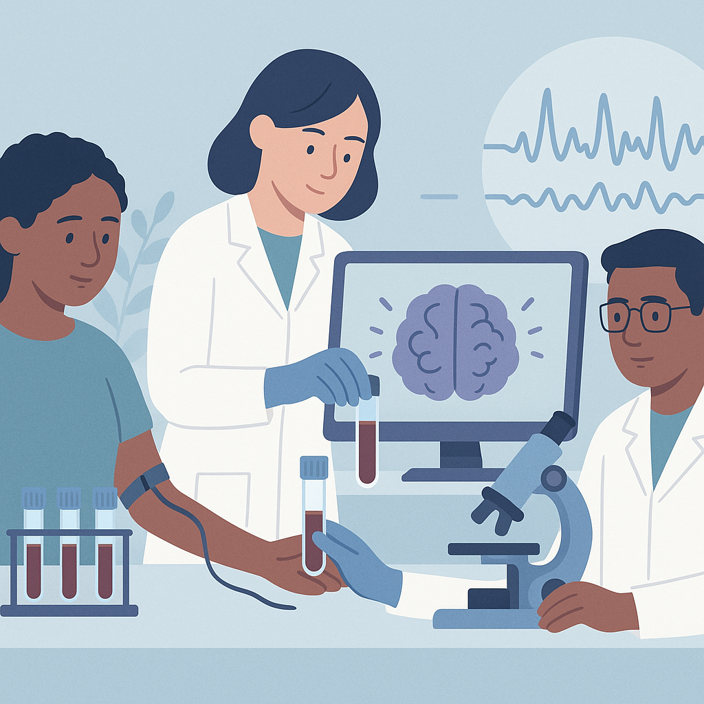 Improving Blood Sample Analysis for Epilepsy Research – illustration