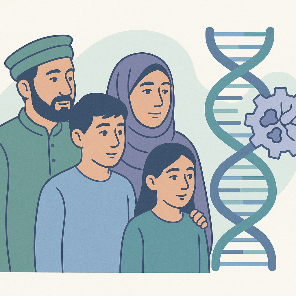 New Genetic Variants Found in Epilepsy Among Pashtun Families – illustration