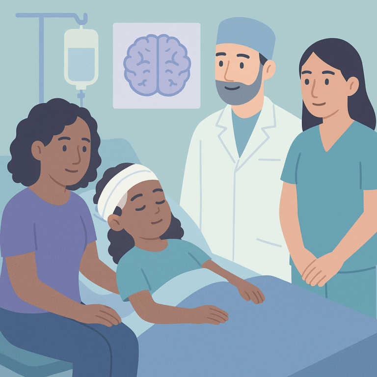 Hemispherotomy Helps Children with Drug-Resistant Epilepsy in Panama – illustration