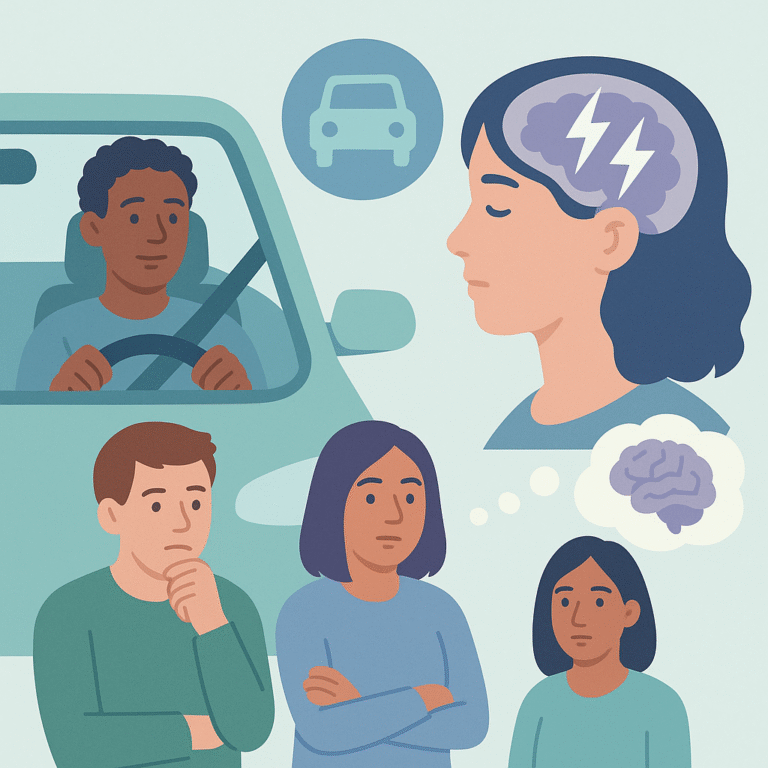 New Test Measures Epilepsy Effects on Driving and Thinking – illustration