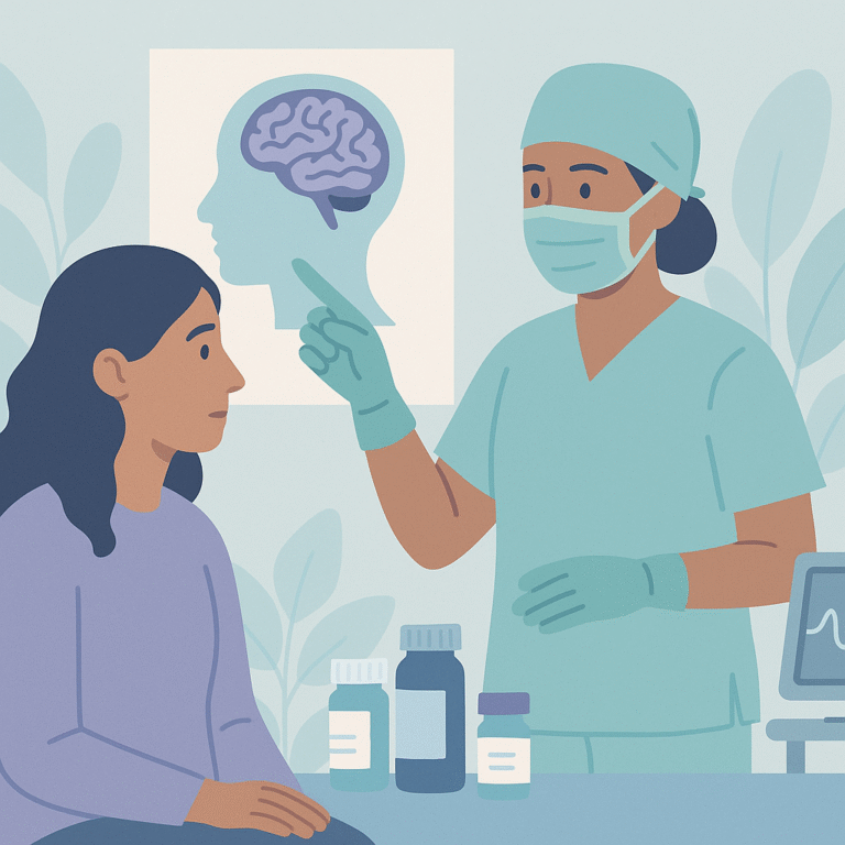 Surgery After Failing More Medications Linked to Lower Seizure Freedom – illustration