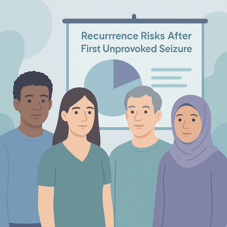 Understanding Seizure Recurrence Risks After First Unprovoked Seizure – illustration