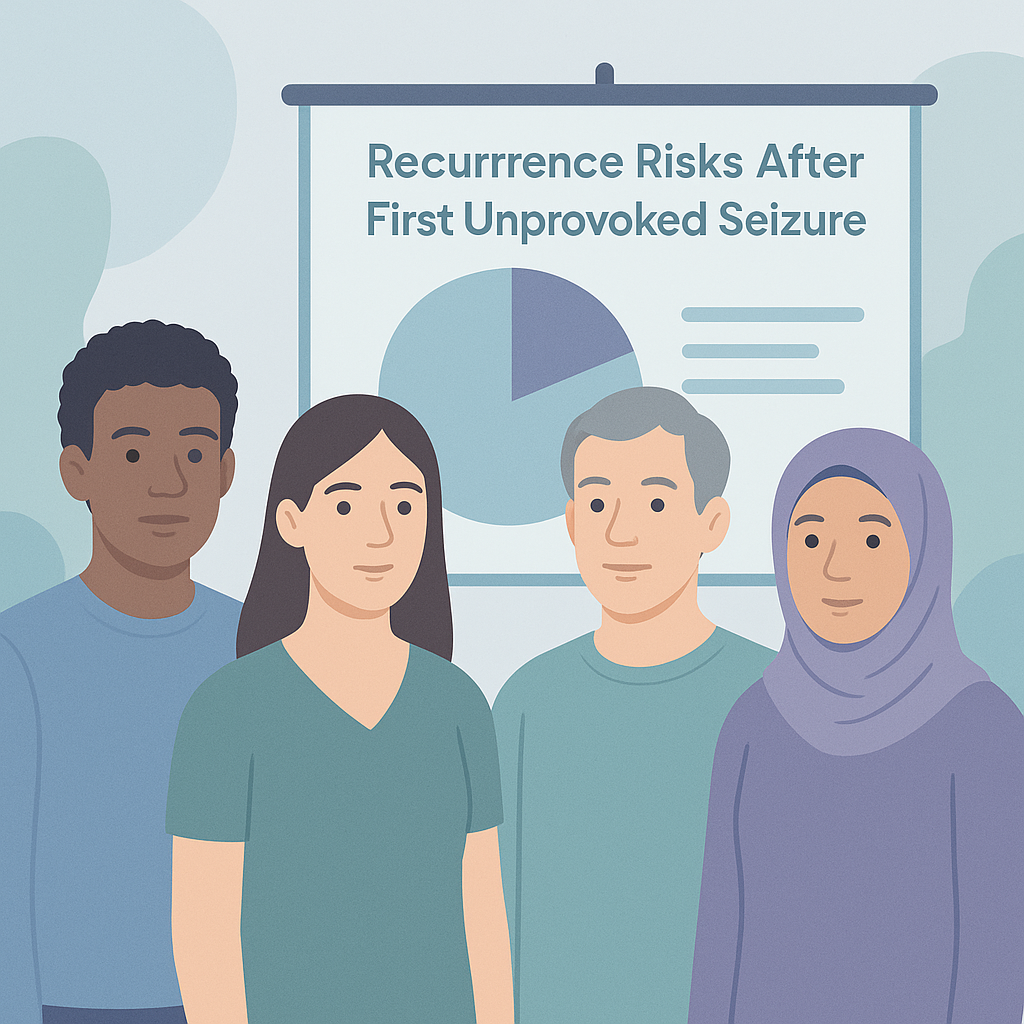 Understanding Seizure Recurrence Risks After First Unprovoked Seizure – illustration