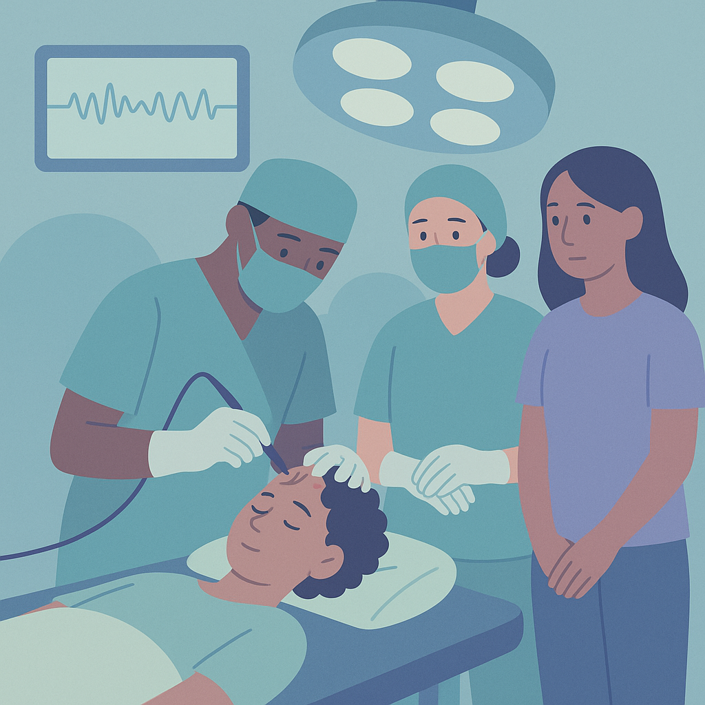 Surgery Can Reduce Seizures in Autism and Epilepsy Patients – illustration