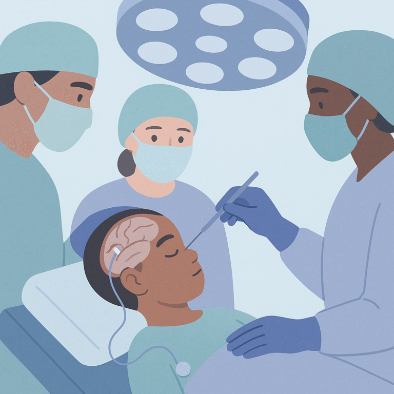Deep Brain Stimulation Surgery Is Safe for Children – illustration