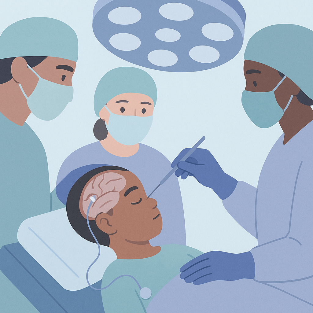 Deep Brain Stimulation Surgery Is Safe for Children – illustration