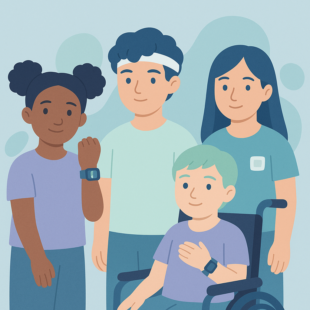 Wearable Devices Help Monitor Epilepsy in Children – illustration