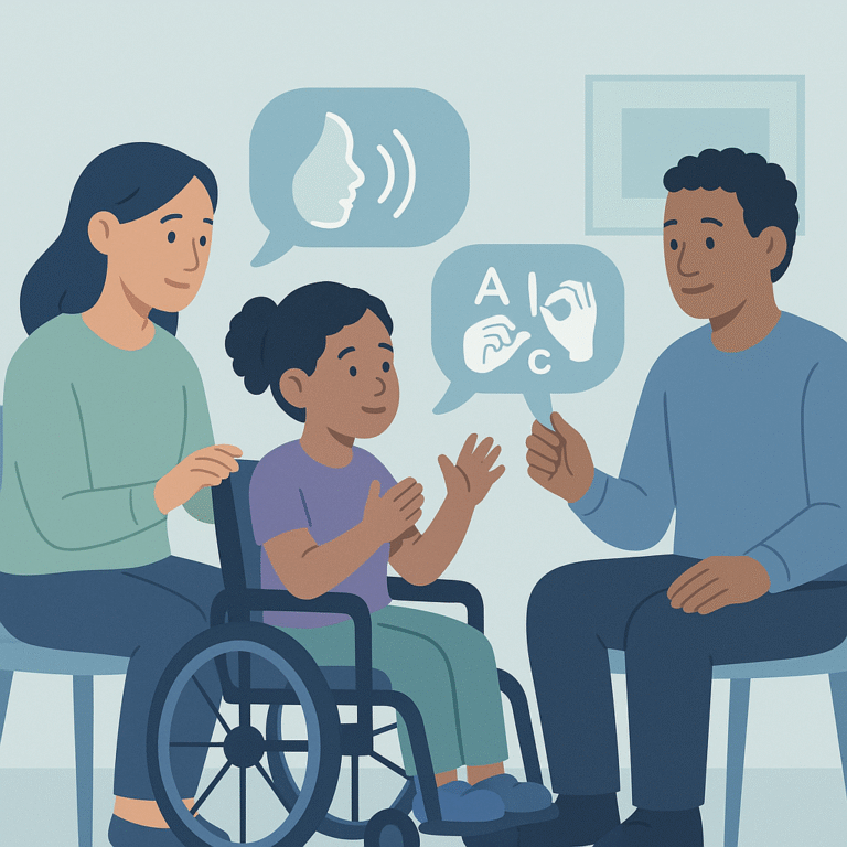 Parents Prioritize Improving Communication for Children with Severe Conditions – illustration