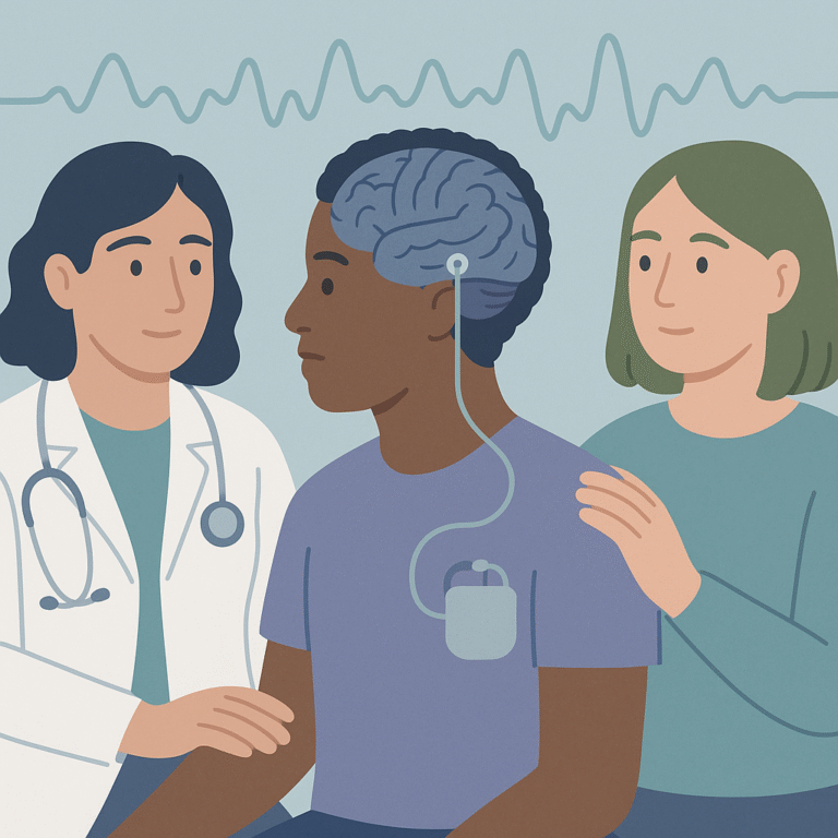 New Approaches to Deep Brain Stimulation for Epilepsy Care – illustration