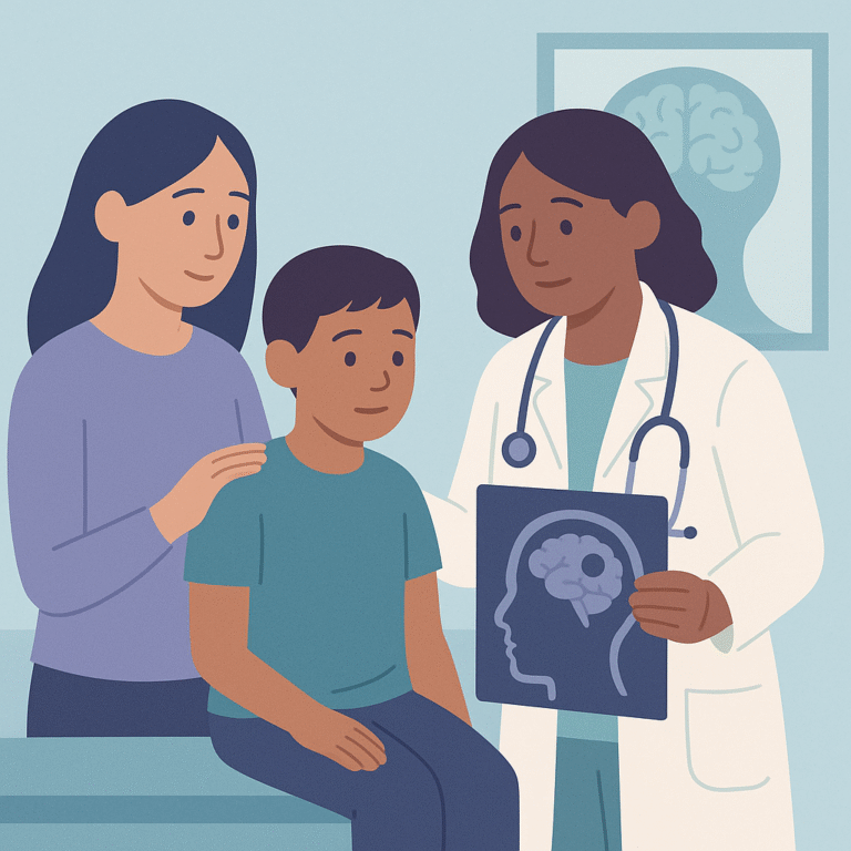 Neurologists Play Key Role in Managing Pediatric Brain Tumors – illustration