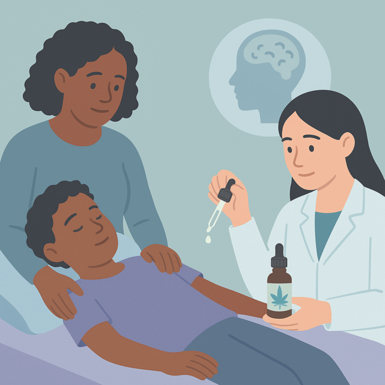 Cannabidiol May Help Reduce Seizures in Children with DEEs – illustration