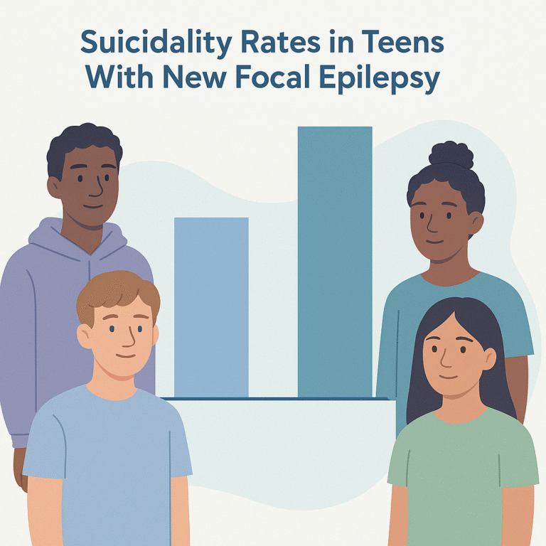 Suicidality Rates in Teens With New Focal Epilepsy – illustration