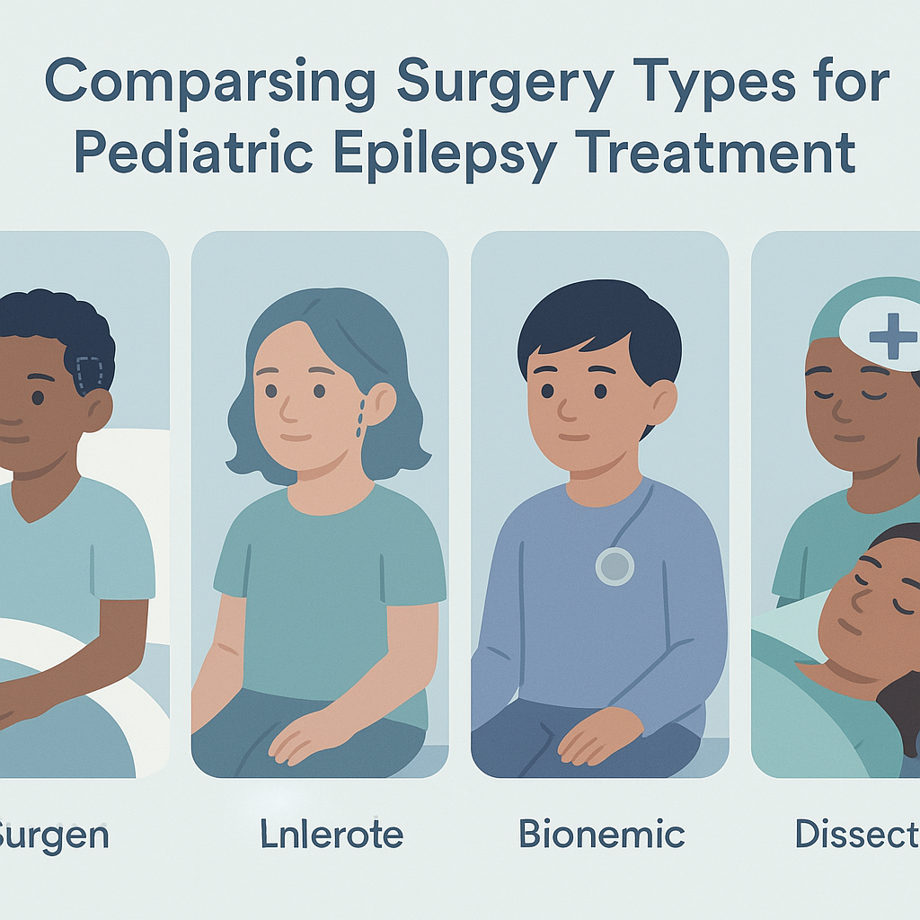 Comparing Surgery Types for Pediatric Epilepsy Treatment – illustration