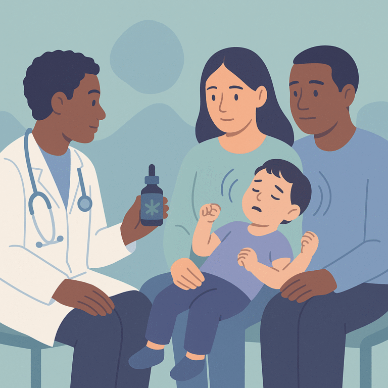 CBD Shows Promise for Treating Drug-Resistant Epileptic Spasms – illustration