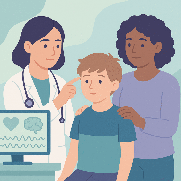 New Method Detects Seizure Warning Signs in Children – illustration