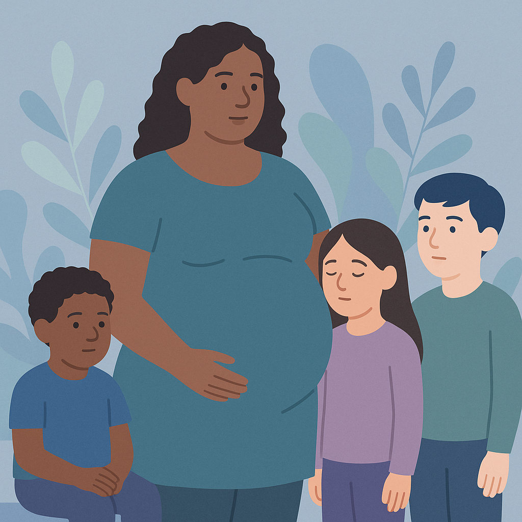 Maternal Obesity Linked to Higher Risk of Child Disorders – illustration