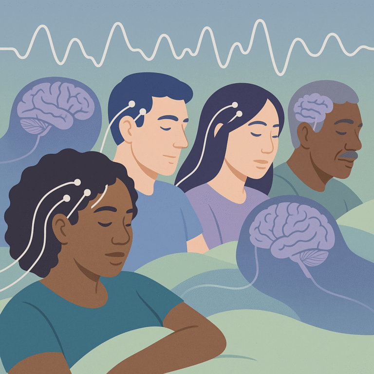 New Insights Into Brain Activity Patterns During Sleep – illustration